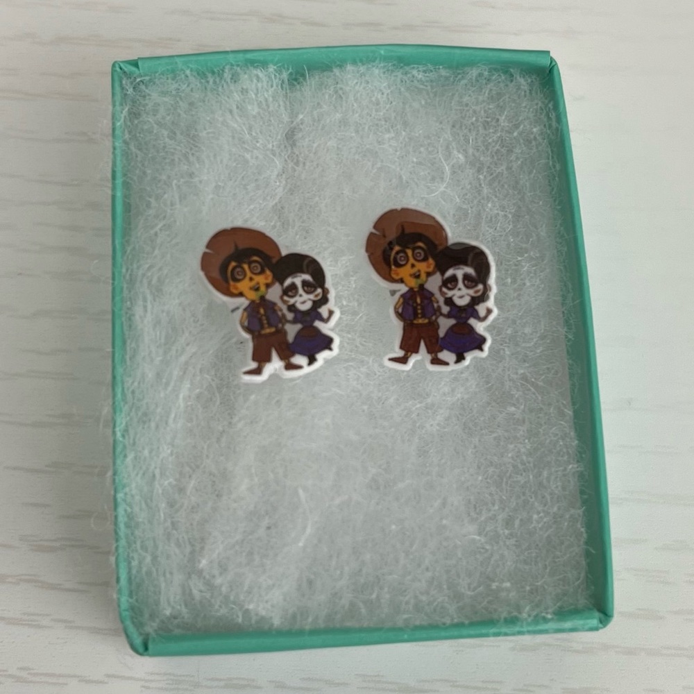 Stud Earrings Themed from Coco (Disney/Pixar)